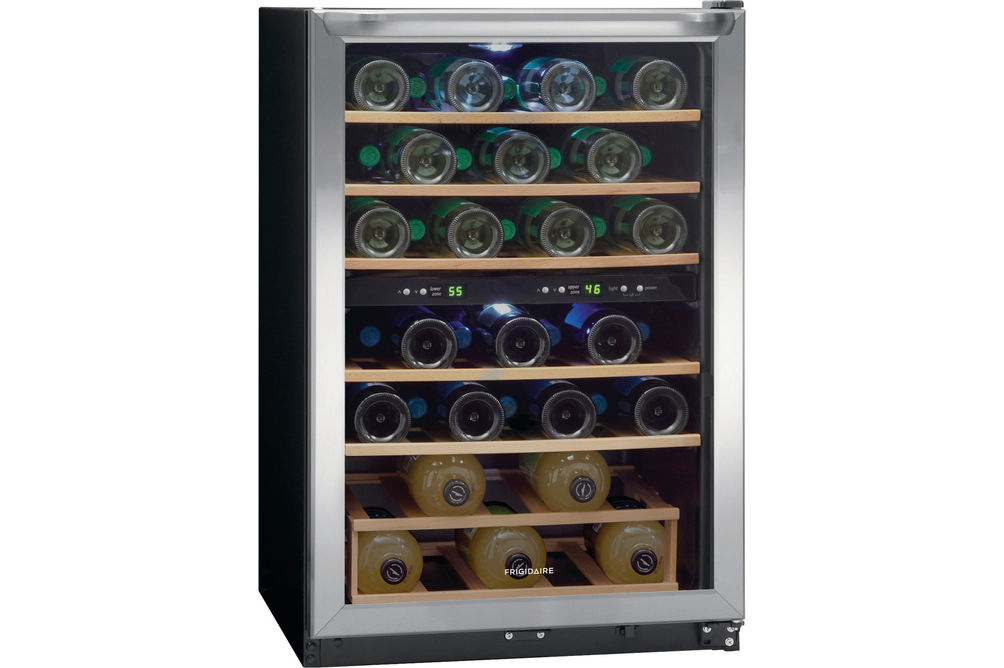 Frigidaire - 45 Bottle Two-Zone Wine Cooler