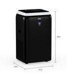 Danby - DPA080E3BDB-6 400 Sq. Ft. 3-in-1 Portable Air Conditioner - Black