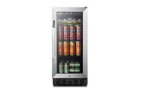 Lanbo - 15 Inch 76 Can Compressor Beverage Cooler with Precision Temperature Controls and Quiet Ope