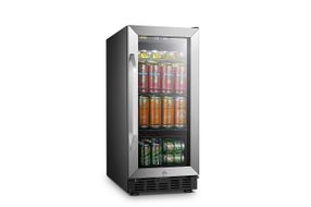 Lanbo - 15 Inch 76 Can Compressor Beverage Cooler with Precision Temperature Controls and Quiet Ope