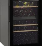 Haier - 44-Bottle Wine Cooler - Black Glass