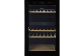 Haier - 44-Bottle Wine Cooler - Black Glass