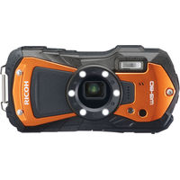 Ricoh - WG-80 16.0 Megapixel Waterproof Digital Camera - Orange