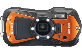 Ricoh - WG-80 16.0 Megapixel Waterproof Digital Camera - Orange