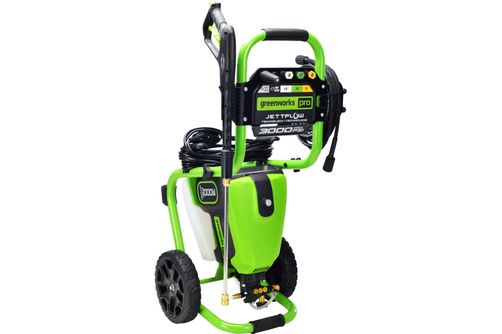 Greenworks - Pro Electric Pressure Washer up to 3000 PSI at 2.0 GPM - Green