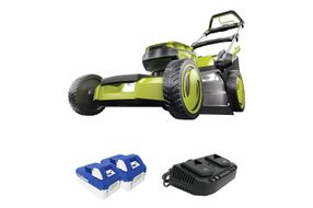 Sun Joe - 48-Volt iON+ Cordless Self Propelled Lawn Mower Kit - Green