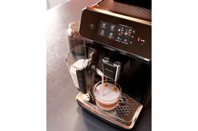 Philips 2200 Series Fully Automatic Espresso Machine with LatteGo - Black