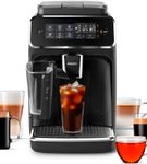 Philips 3200 Series Fully Automatic Espresso Machine with LatteGo Milk Frother and Iced Coffee, 5 C