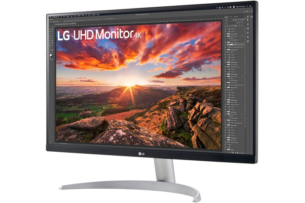 LG - 27 IPS LED 4K UHD 60Hz AMD FreeSync Monitor with HDR (DisplayPort, HDMI) - Black