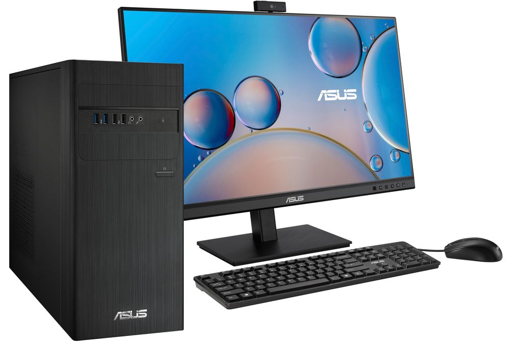ASUS - Performance Desktop - Intel Core i5-12400 - 8GB Memory - 512GB SSD - Black