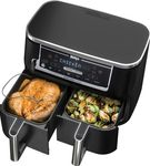 Ninja - Foodi 6-in-1 10-qt. XL 2-Basket Air Fryer with DualZone Technology & Smart Cook System - Bl