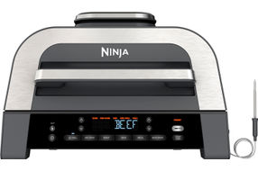 Ninja - Foodi Smart XL 6-in-1 Countertop Indoor Grill with Smart Cook System, 4-quart Air Fryer - D