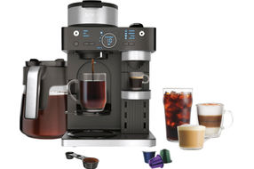 Ninja - 7 Style Espresso & Coffee Barista System, Single-Serve & Nespresso Capsule Compatible, 12-C