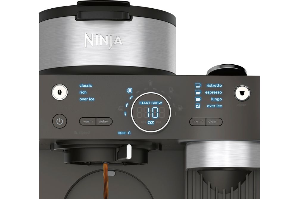 Ninja - 7 Style Espresso & Coffee Barista System, Single-Serve & Nespresso Capsule Compatible, 12-C