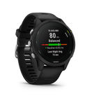 Garmin - Forerunner 255 Music GPS Smartwatch 46 mm Fiber-reinforced polymer - Black