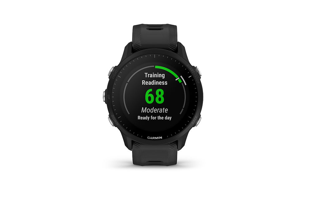 Garmin - Forerunner 955 GPS Smartwatch 47 mm Fiber-reinforced polymer - Black