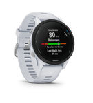 Garmin - Forerunner 255 Music GPS Smartwatch 46 mm Fiber-reinforced polymer - Whitestone