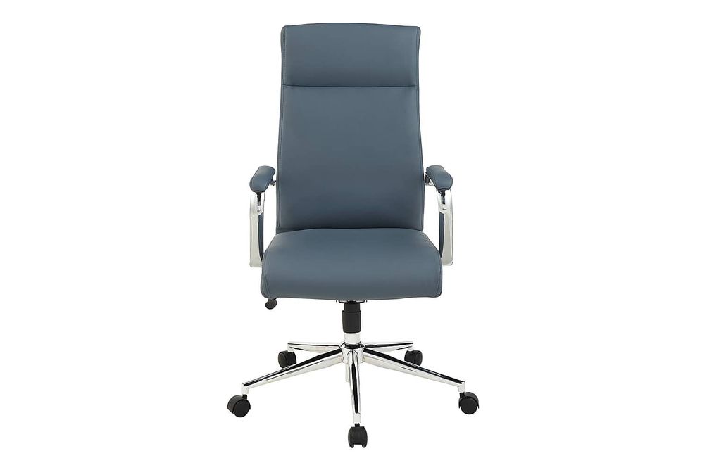 Office Star Products - High Back Antimicrobial Fabric Chair - Dillon Blue