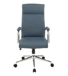 Office Star Products - High Back Antimicrobial Fabric Chair - Dillon Blue