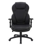Office Star Products - Exec Bonded Lthr Office Chair - Black
