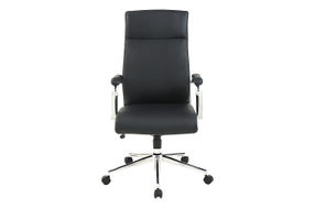 Office Star Products - High Back Antimicrobial Fabric Chair - Dillon Black