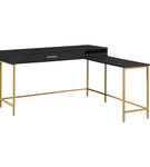 OSP Home Furnishings - Modern Life Desk in - Black