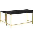 OSP Home Furnishings - Modern Life Desk in - Black