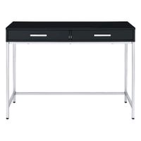 OSP Home Furnishings - Alios Desk - Black/Chrome