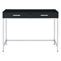 OSP Home Furnishings - Alios Desk - Black/Chrome