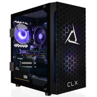 CLX - SET Gaming Desktop - AMD Ryzen 5 5600 - 16GB Memory - Radeon RX 6600 - 500GB M.2 NVMe SSD + 2