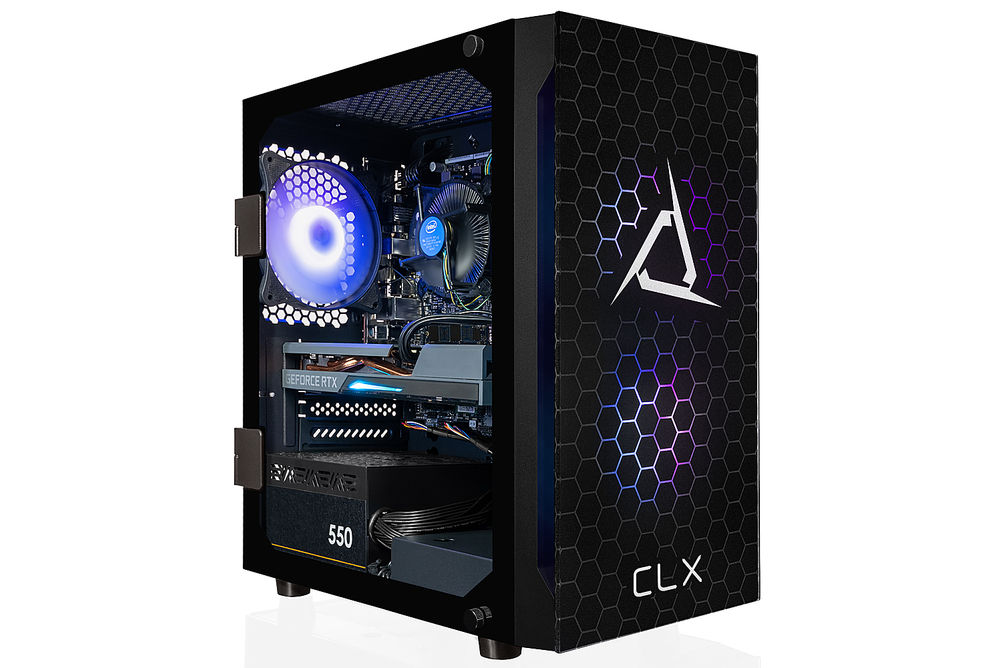 CLX - SET Gaming Desktop - Intel Core i5 11400F - 16GB Memory - NVIDIA GeForce RTX 3050 - 500GB M.2