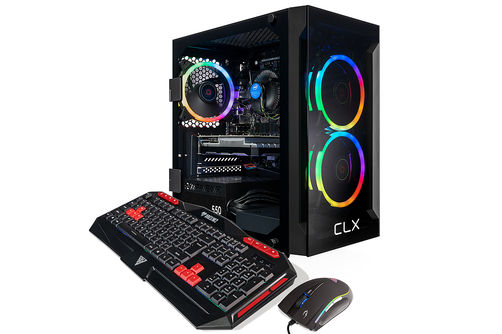 CLX - SET Gaming Desktop - Intel Core i5 10400F - 16GB Memory - NVIDIA GeForce GTX 1650 - 1TB M.2 N