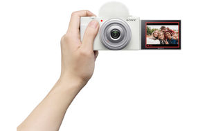 Sony - ZV-1F Vlog Camera for Content Creators and Vloggers - White