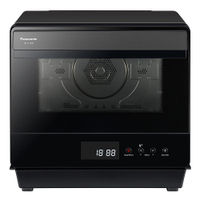 Panasonic - HomeCHEF .7 Cu. Ft. 7-in-1 Compact Oven with Steam and Convection - Black