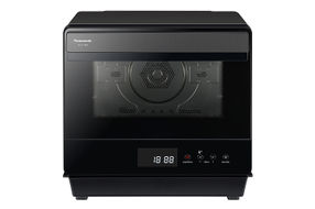 Panasonic - HomeCHEF .7 Cu. Ft. 7-in-1 Compact Oven with Steam and Convection - Black