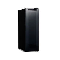NewAir - 12-Bottle Wine Cooler with Mirrored Double-Layer Tempered Glass Door & Compressor Cooling,