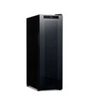 NewAir - 12-Bottle Wine Cooler with Mirrored Double-Layer Tempered Glass Door & Compressor Cooling,