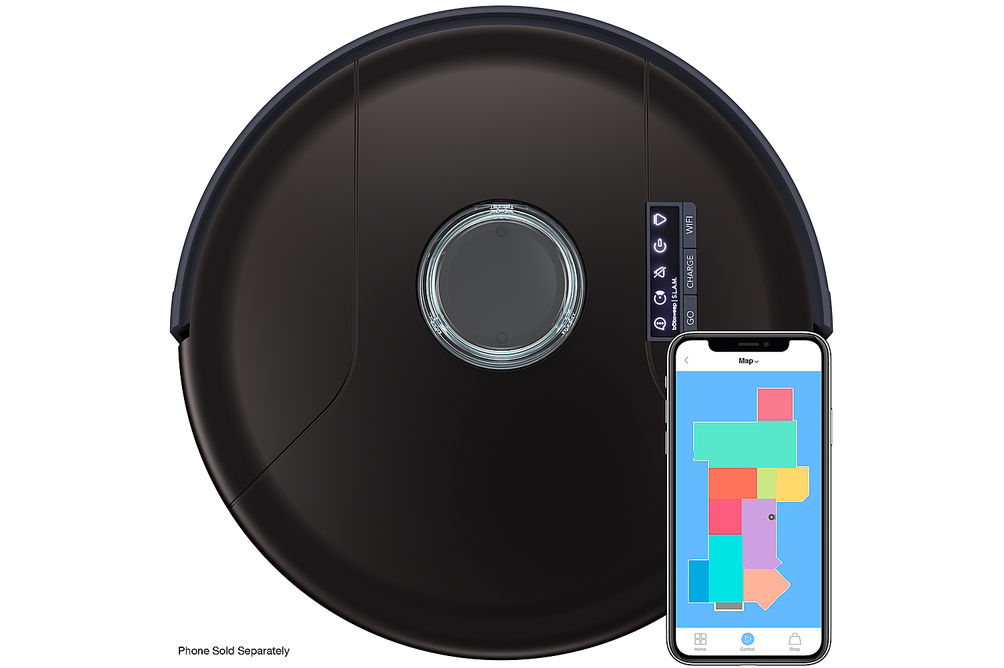 bObsweep - PetHair SLAM Wi-Fi Connected Robot Vacuum Cleaner - Midnight