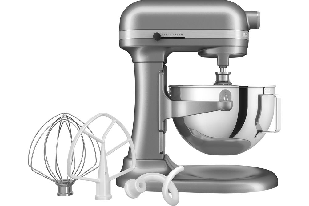 KitchenAid - 5.5 Quart Bowl-Lift Stand Mixer - Contour Silver