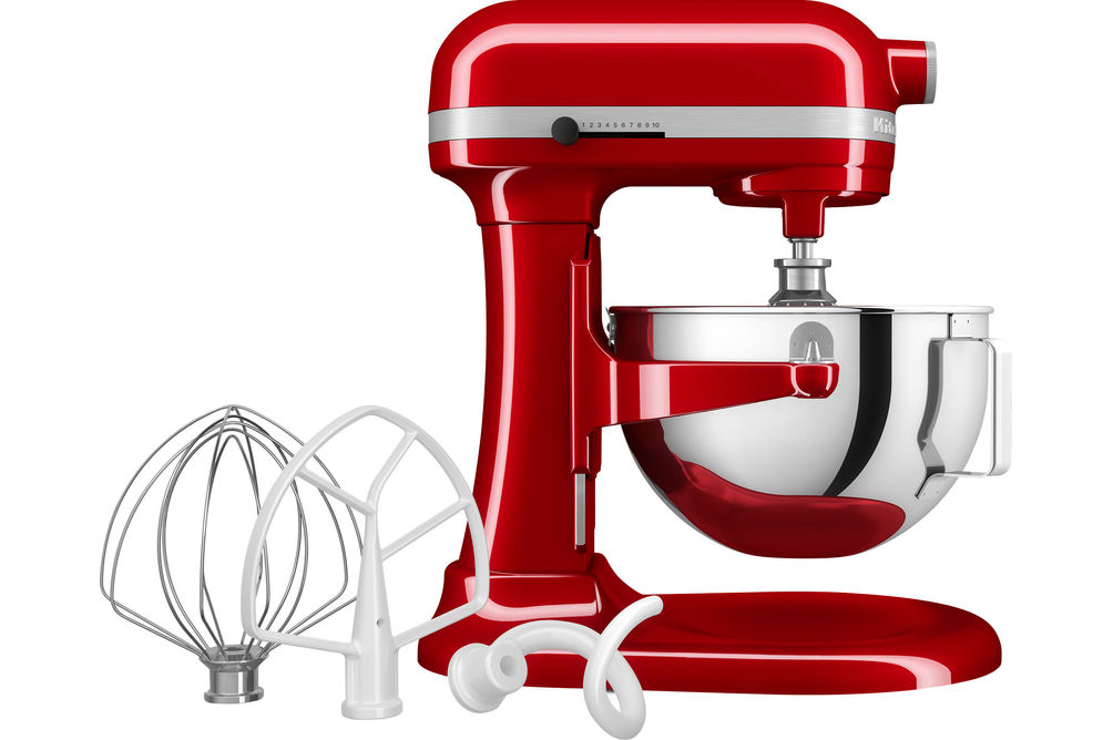 KitchenAid - 5.5 Quart Bowl-Lift Stand Mixer - Empire Red