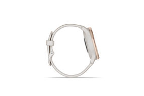 Garmin - vvomove Trend Hybrid Smartwatch 40 mm Fiber-Reinforced Polymer - Peach Gold Stainless Ste