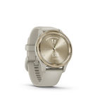 Garmin - vvomove Trend Hybrid Smartwatch 40 mm Fiber-Reinforced Polymer - Cream Gold Stainless Ste