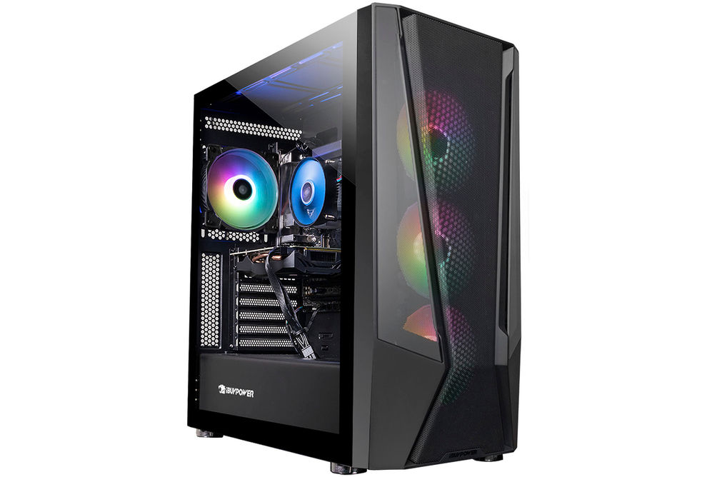 iBUYPOWER - TraceMesh Gaming Desktop Intel Core i3-13100F 8GB Memory NVIDIA GeForce GTX 1650