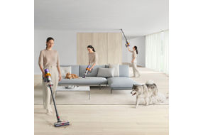 Dyson - V15 Detect Extra Cordless Vacuum with 10 accessories - Yellow/Nickel