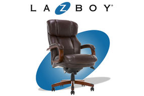 La-Z-Boy - Big & Tall Fairmont Bonded Leather Executive Chair - Biscuit Brown