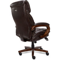 La-Z-Boy - Big & Tall Air Bonded Leather Executive Chair - Vino Brown