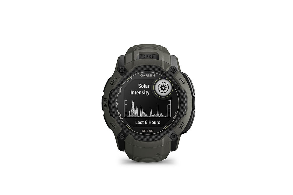 Garmin - Instinct 2X Solar Smartwatch 50 mm Fiber-reinforced Polymer - Green