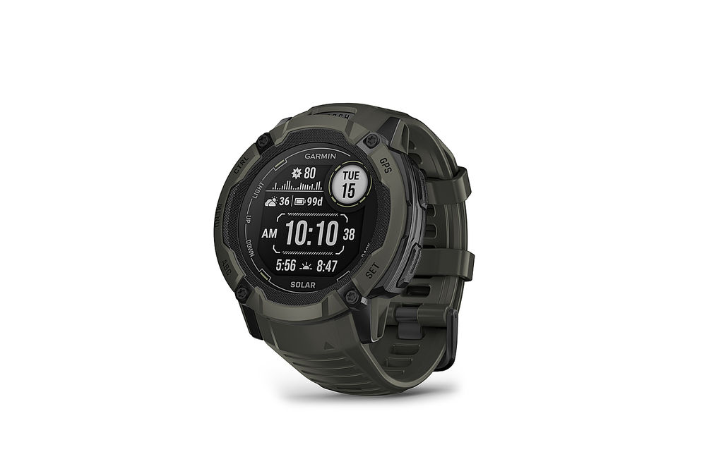 Garmin - Instinct 2X Solar Smartwatch 50 mm Fiber-reinforced Polymer - Green