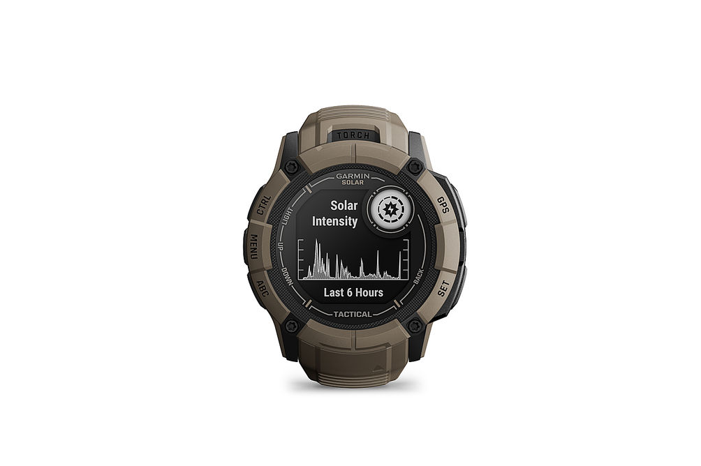 Garmin - Instinct 2X Solar Tactical Edition Smartwatch 50 mm Fiber-reinforced Polymer - Tan