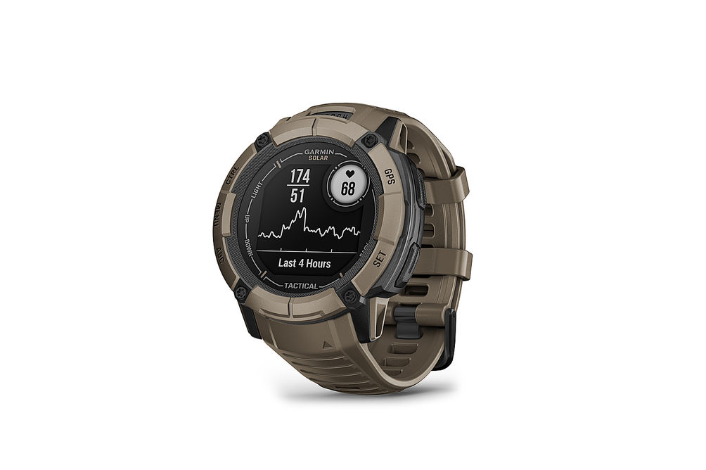 Garmin - Instinct 2X Solar Tactical Edition Smartwatch 50 mm Fiber-reinforced Polymer - Tan